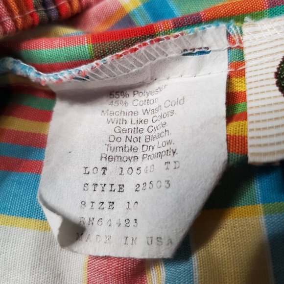 Women's Y2K Vintage Plaid Shorts from Picket & Post, 10 - Picture 4 of 4